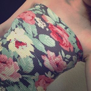Floral body suit